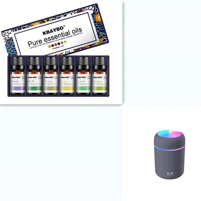 Home Car Charging Colorful Air Humidifier Usb Water Replenishment