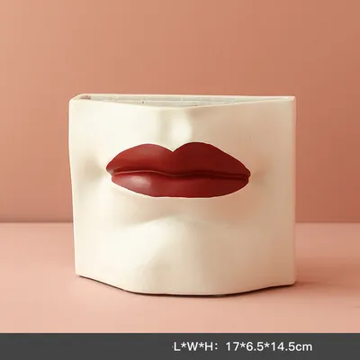 مزهرية من الراتنج على شكل زهرة فايفسنس