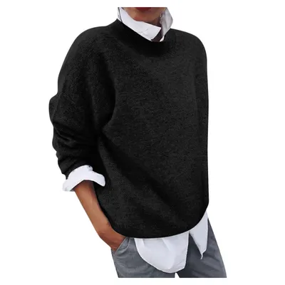 Women's fake two-piece sweater