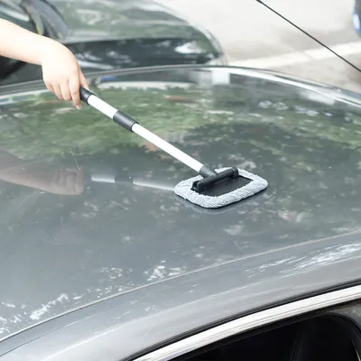 Automobile Front Windshield Inner Glass Defogging Brush