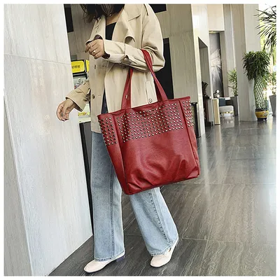 Fashion Large Capacity Women Tote Bag Quality Leather For Female Shoulder Bag Leisure Women Handbag Black Lady's bolsa feminina