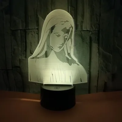 مصباح LED ثلاثي الأبعاد للأطفال، يعمل باللمس، مزود بمنفذ USB، مصباح طاولة، ضوء نوم للأطفال