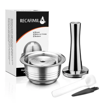 With coffee tamper