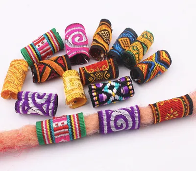10 Pcs / Lot colorful mix fabric hair braid