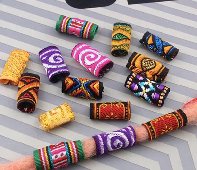 10 Pcs / Lot colorful mix fabric hair braid