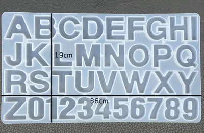 English Alphabet Mold