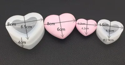 3D Heart Gem Mold / TOOL-013-07