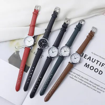 Fine-belt small dial digital watch