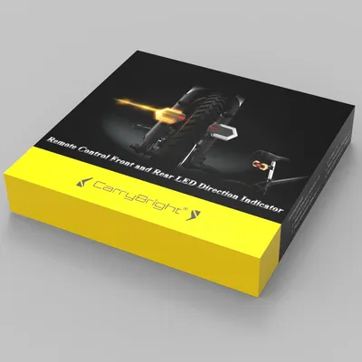 إشارات الانعطاف للدراجة أمامية وخلفية
