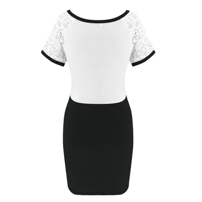 Off-the-shoulder panel dress