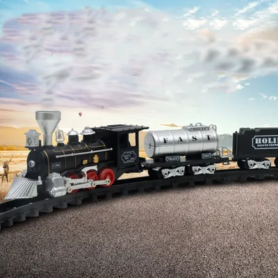 Light and sound track train