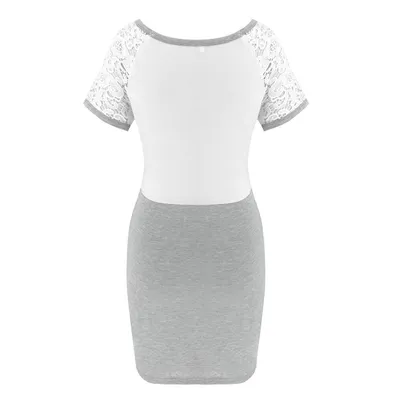 Off-the-shoulder panel dress