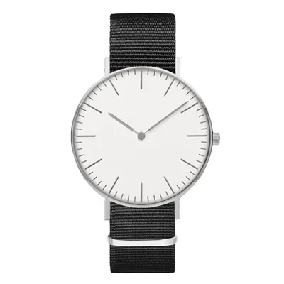 Steel strap watch double needle rose gold ultra-thin quartz men's watch