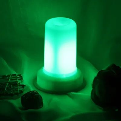 ضوء اللهب بتقنية LED