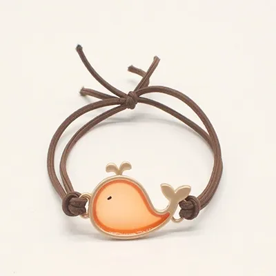 Hair accessories leather case small rubber band