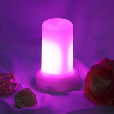ضوء اللهب بتقنية LED