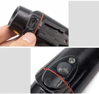 مصباح دراجة جديد قابل لإعادة الشحن عبر منفذ USB، مصباح أمامي وخلفي