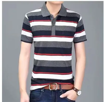 Lapel Short Sleeve Men