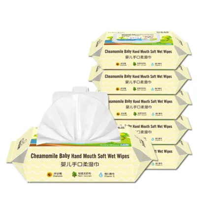 Baby wipes with lid 80 pieces