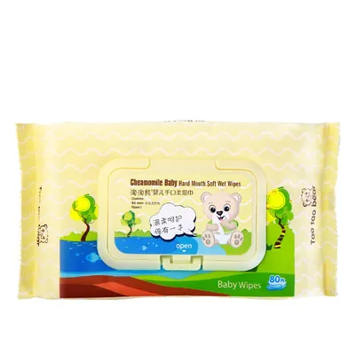 Baby wipes with lid 80 pieces