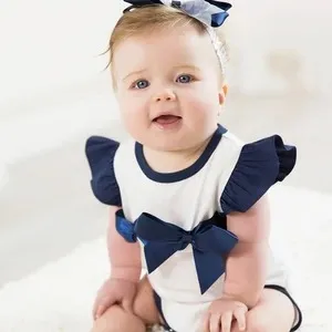 Baby bow triangle triangle suit