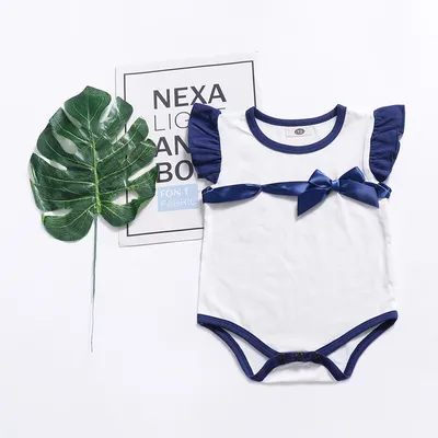 Baby bow triangle triangle suit