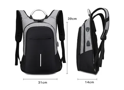 Business casual men backpack
