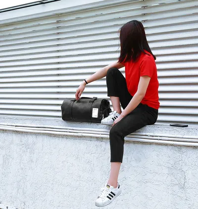 Men's and women's shoes sports fitness bag