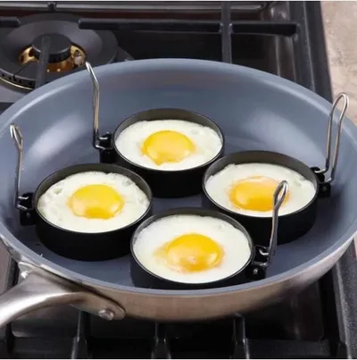 Stainless steel thickened and heightened omelette