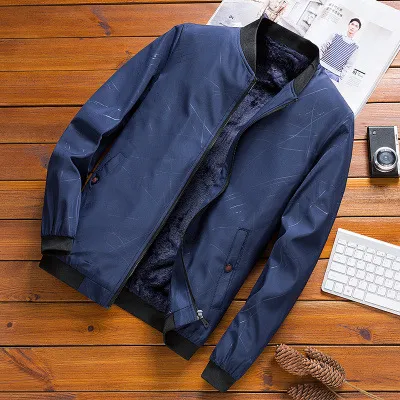 Men's Jacket Stand Collar Trendy Brand Baseball Collar