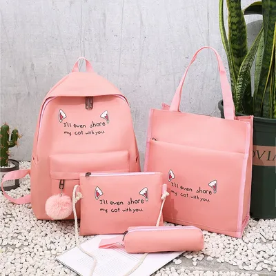 Schoolbag Female Large-Capacity Waterproof Korean Version