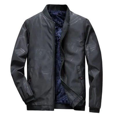 Men's Jacket Stand Collar Trendy Brand Baseball Collar