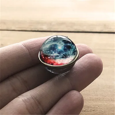 Solar System Universe Star Time Gem Necklace