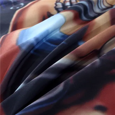 Three-Piece Digital 3d Printing Duvet Cover Bed