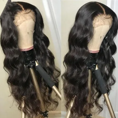 Medium Length Curly Hair With Big Black Waves