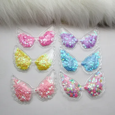 Cartoon PVC Colorful Angel Wings Decoration Accessories