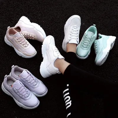 Casual All-match Lace-up Sports Student Casual Shoes