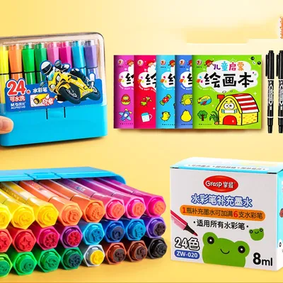 Safe And Non-Toxic Washable Painting Brush Set