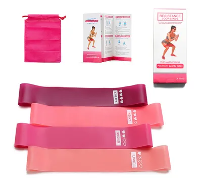 شريط مطاطي لتدريب القوة الرياضية، حلقة مطاطية
