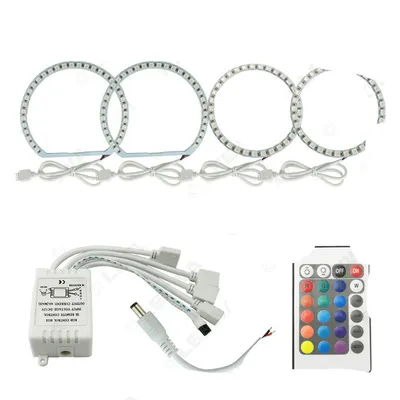 Remote Control Angel Eye Aperture Car Led Angel Eye Light Fog Light