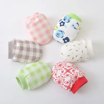 Fashion Cute Baby Cotton Gloves Anti-scratch Face