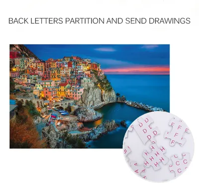 Five Places Puzzle, 1000 Pieces for Adults and Children