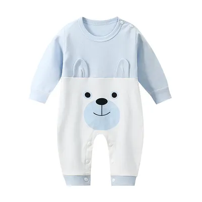 Baby Romper Long Sleeve Cartoon Printing Spring Autumn