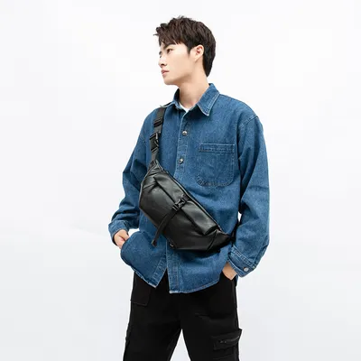 Single Shoulder Multifunctional Casual Messenger Bag Chest Bag