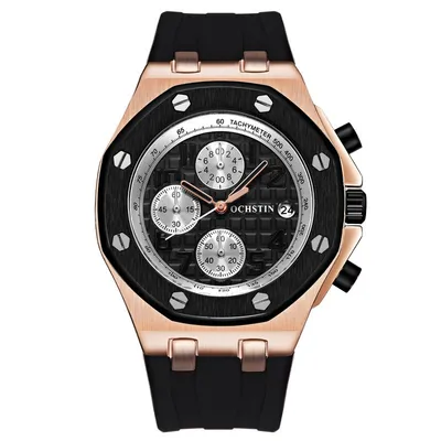 Rose gold black