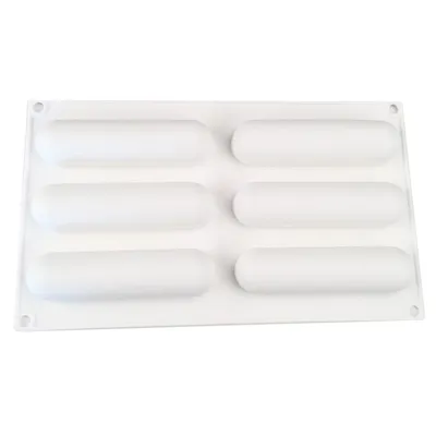 Strip Oval Silicone Mousse Cake Baking Mould