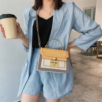 All-match Fashion Chain Portable Messenger Bag