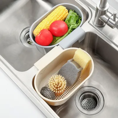 Garbage Filter Basket Kitchen Supplies Rack Household Sink Drain Hanging Basket