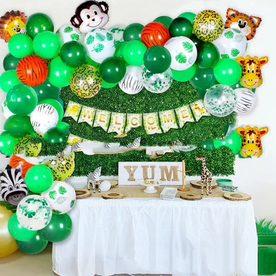Animal birthday party decoration set balloon hinge set