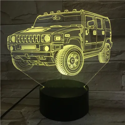 Gift Atmosphere Creative Bedroom Night Light 3D Light Touch